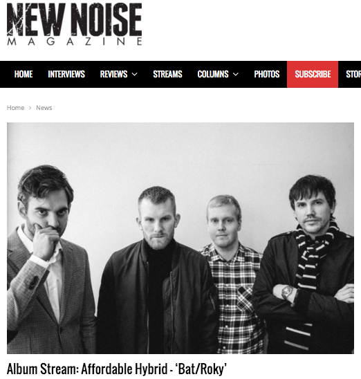 Affordable Hybrid stream new EP at New Noise Magazine