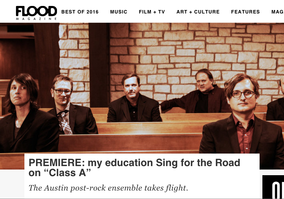 FLOOD Magazine premieres new video from My Education 