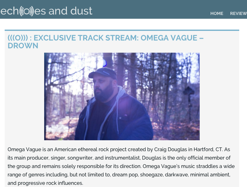 Omega Vague premiere new single at Echoes and Dust 
