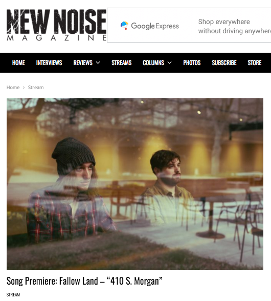 Fallow Land premiere new track on New Noise Magazine