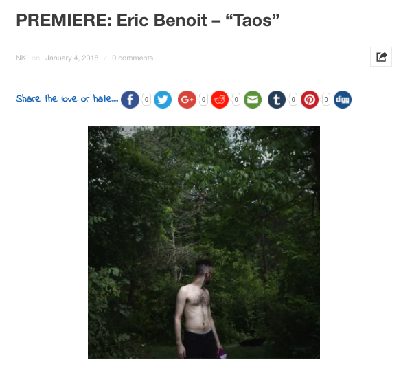 Eric Benoit preps sophomore album, shares lead single