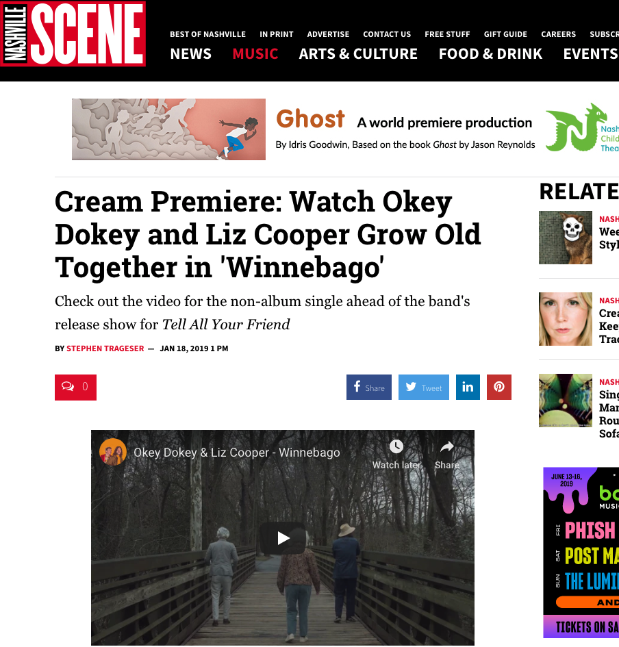 Okey Dokey Share Collab With Liz Cooper