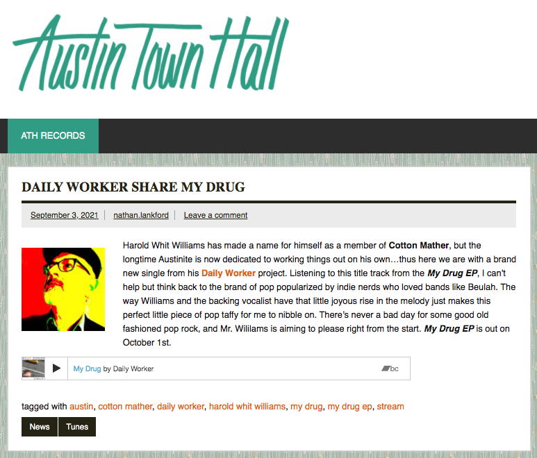 Daily Worker announce new EP; share title track