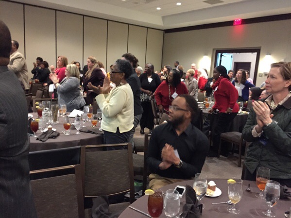 A standing ovation for Jaren Butts, our 2014 Woodley Scholarship Winner!