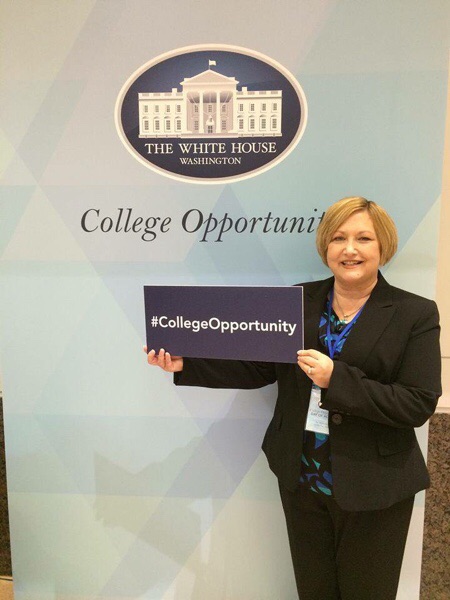 Our own Bonnie Sutton representing ACCESS and Virginia a the President's college access summit! 
