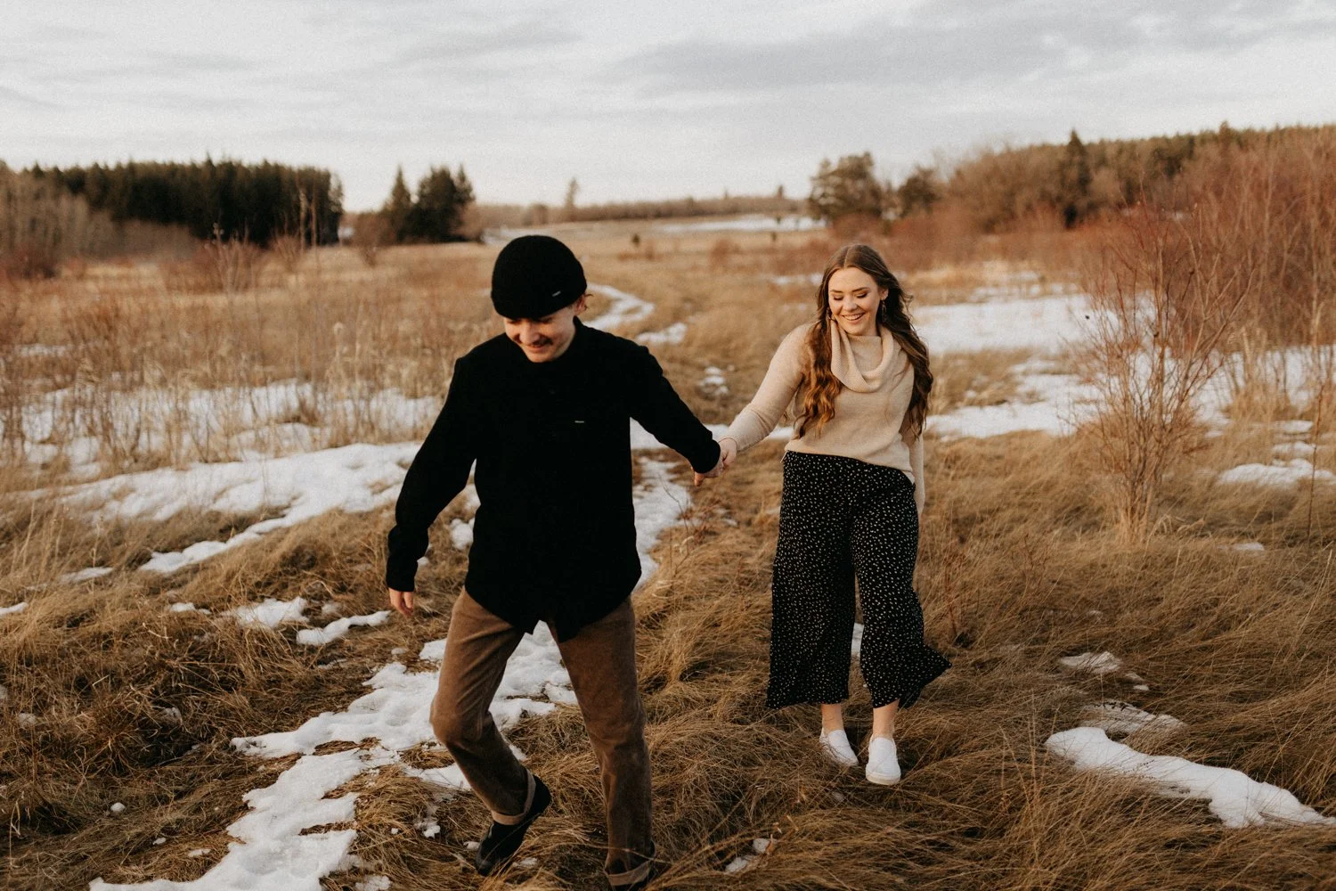 Spring Engagement at Birds Hill Park