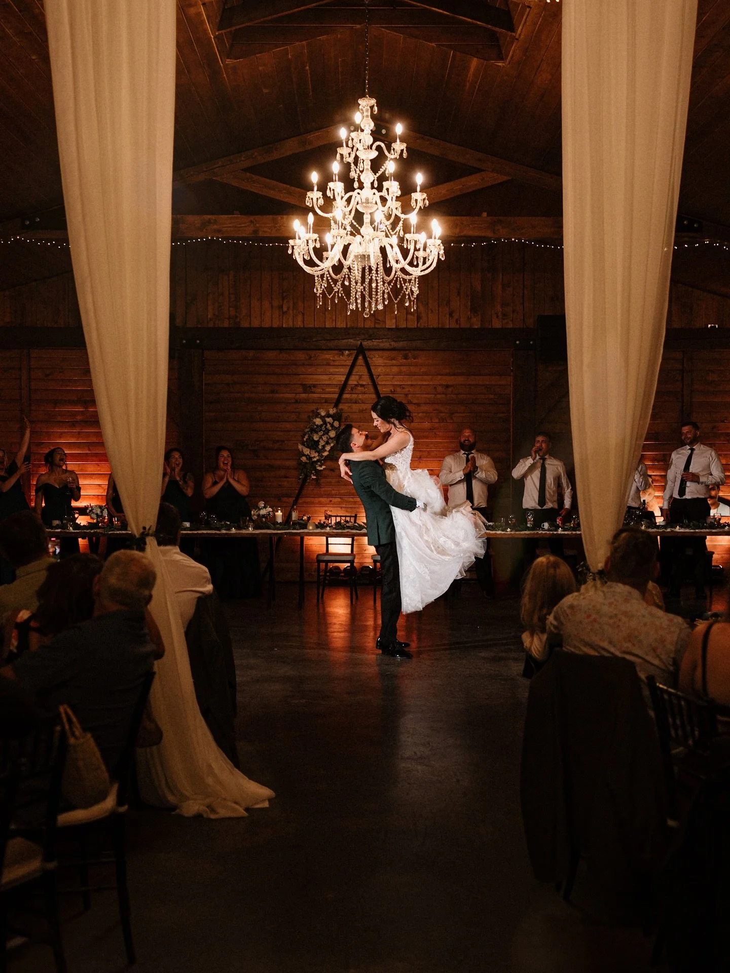 One thing that stood out to me from this whole day is how their friends and family carried the energy from start to finish. From getting ready to the dance floor to popping champagne at the end of the night, they were surrounded by people who were al