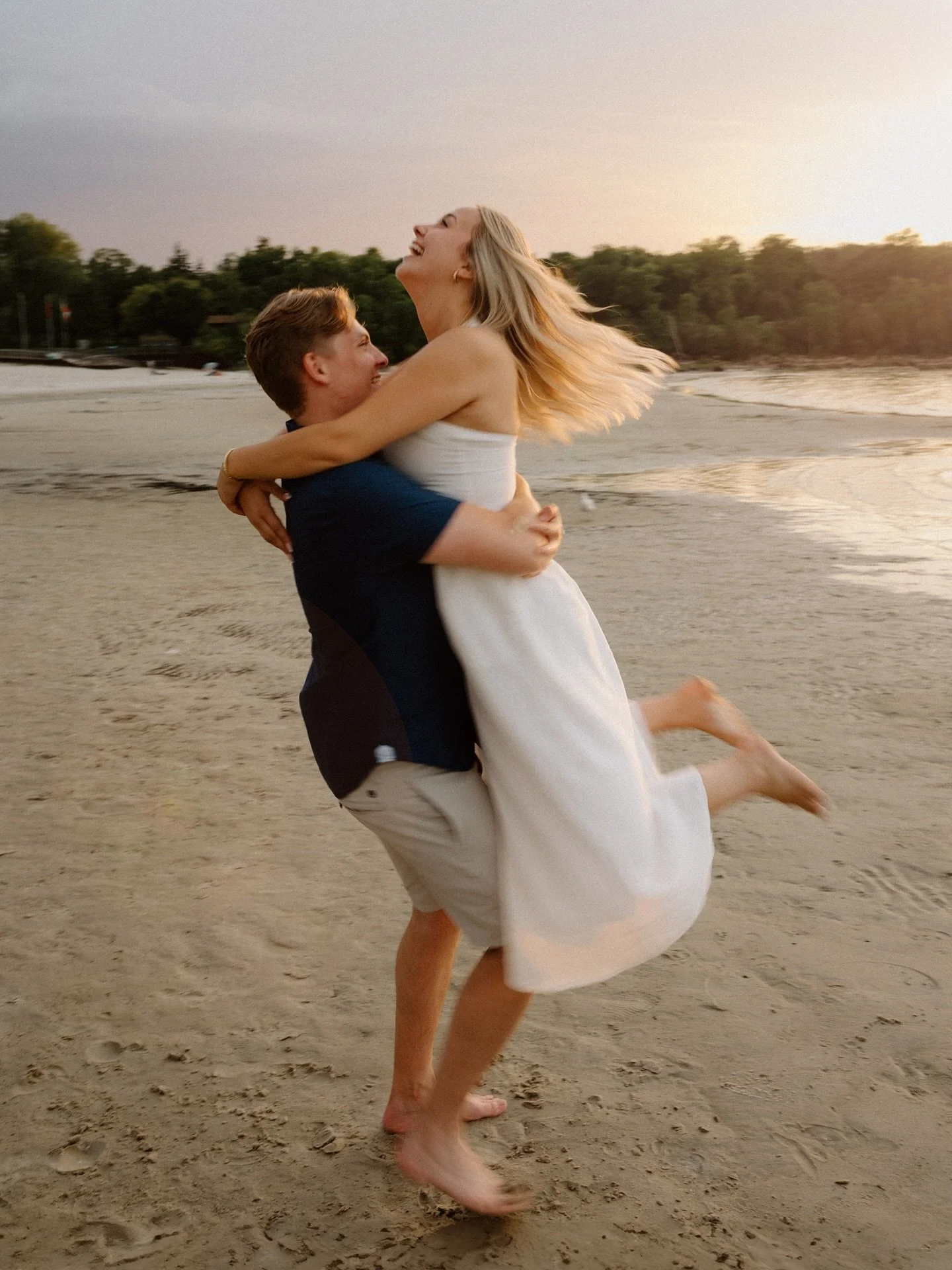 I&rsquo;ve been out to Grand Beach more times than I can count this summer, and somehow the skies never disappoint. But what really made this evening unforgettable wasn&rsquo;t just the sunset or the rainbow, it was getting to see these two fully pre
