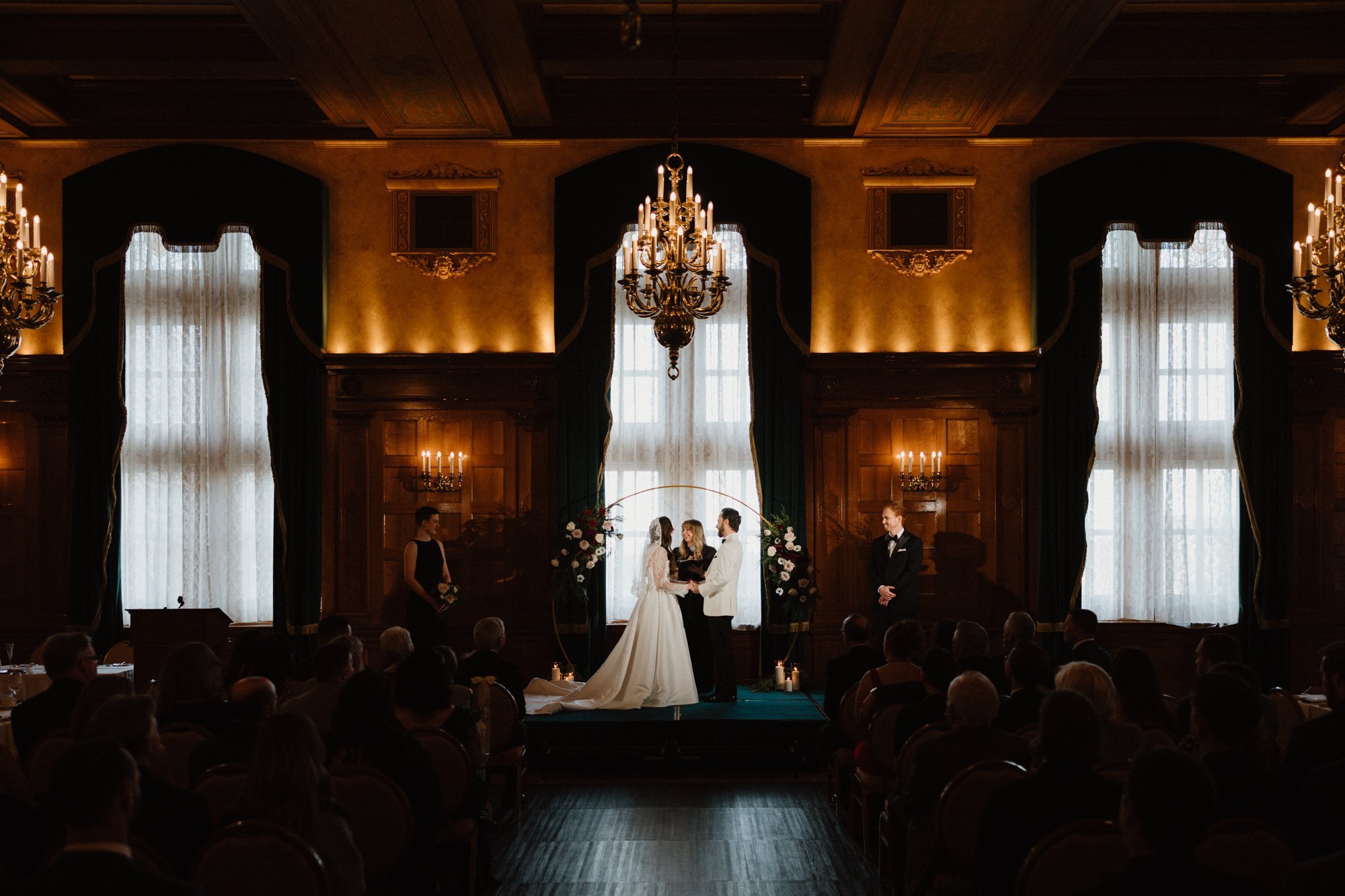 Moody Hotel Wedding