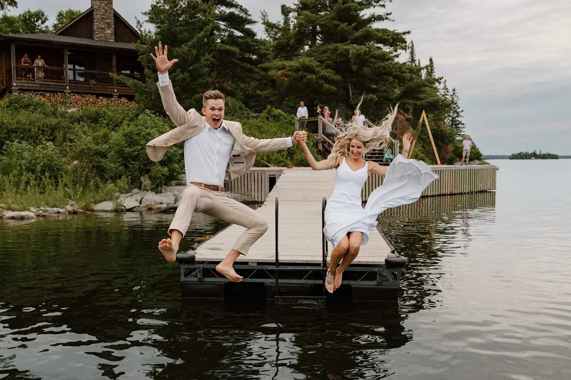 Lake of the Woods Island Wedding