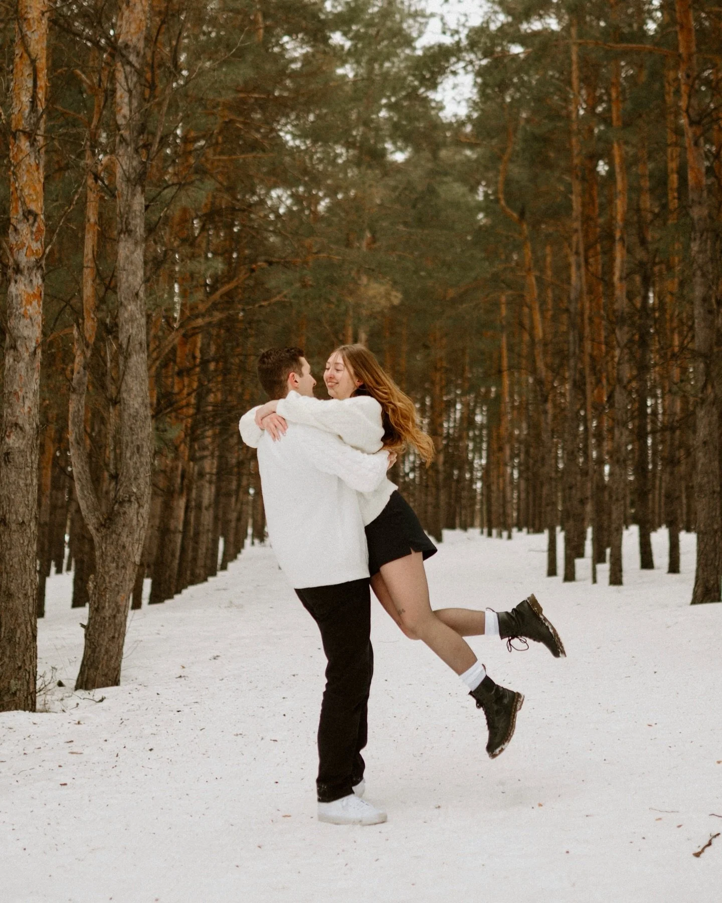 It snowed yesterday. It&rsquo;s april and I&rsquo;m still shooting in the snow 🙃 . Winter is not done with us and at this point I&rsquo;ve stopped fighting it.

This one was a couple weeks ago with two people who were genuinely fun to be cold with.
