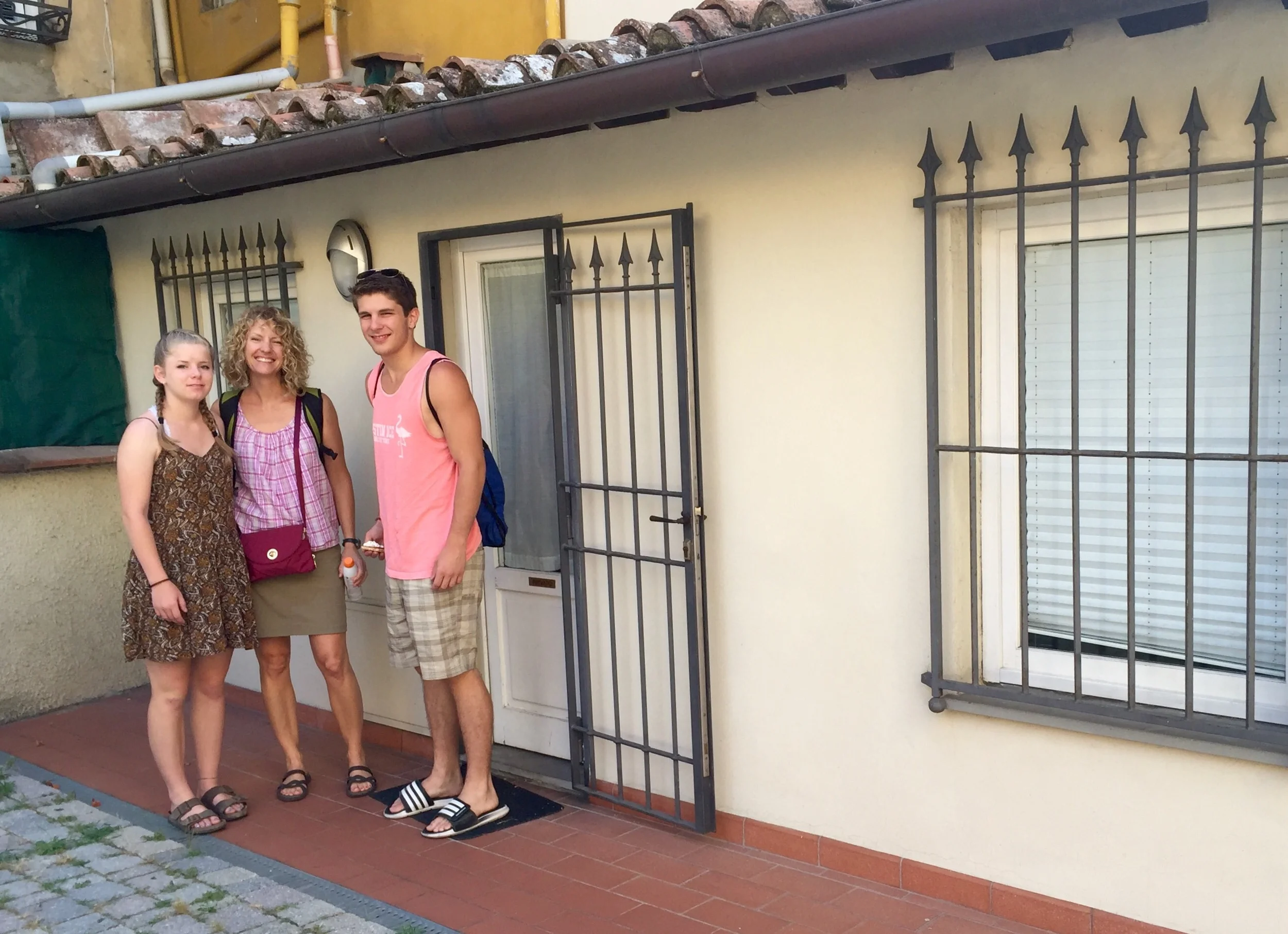 Our apartment in Florence on the morning of my departure.