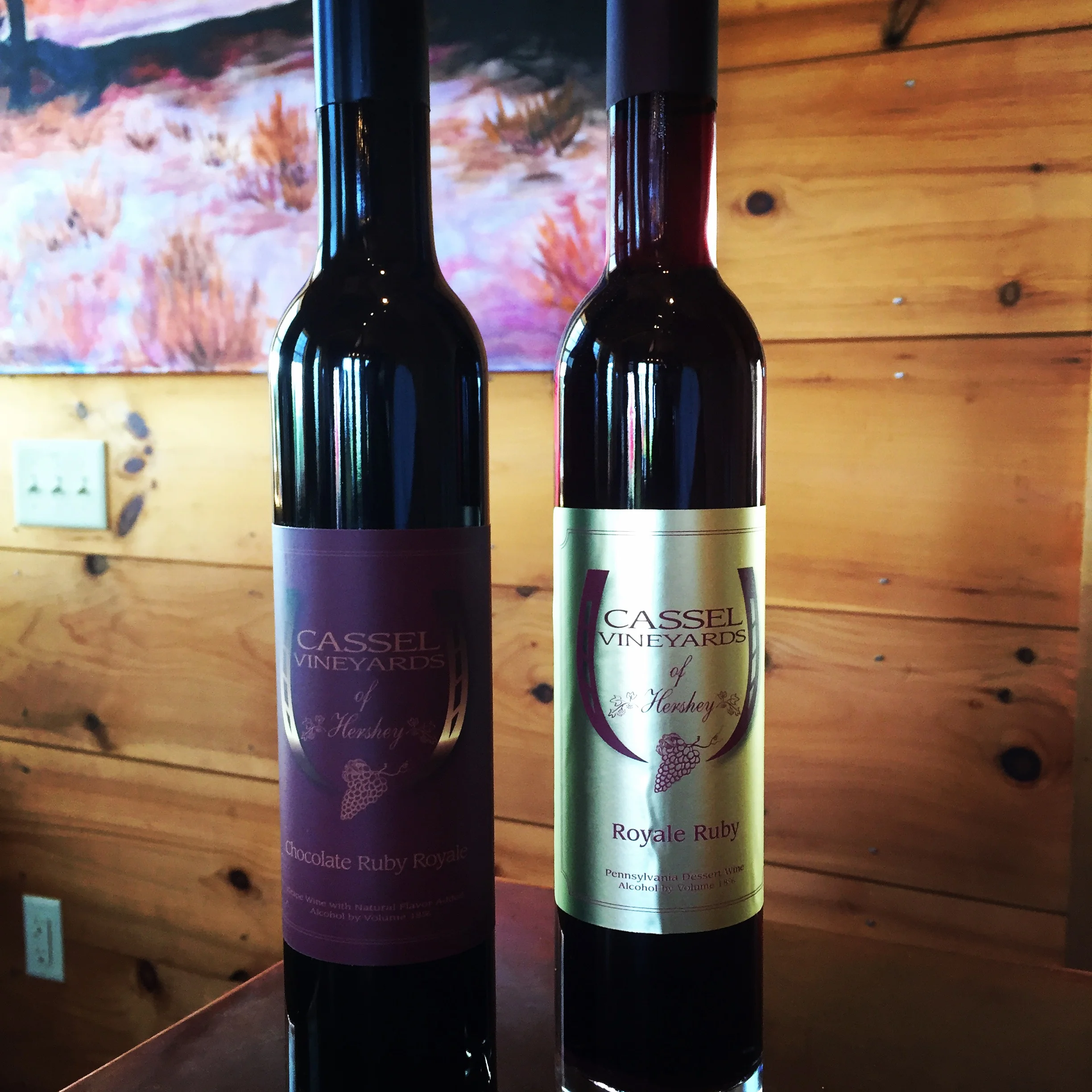 Plenty of our new Royale Ruby and Chocolate Ruby Ports!