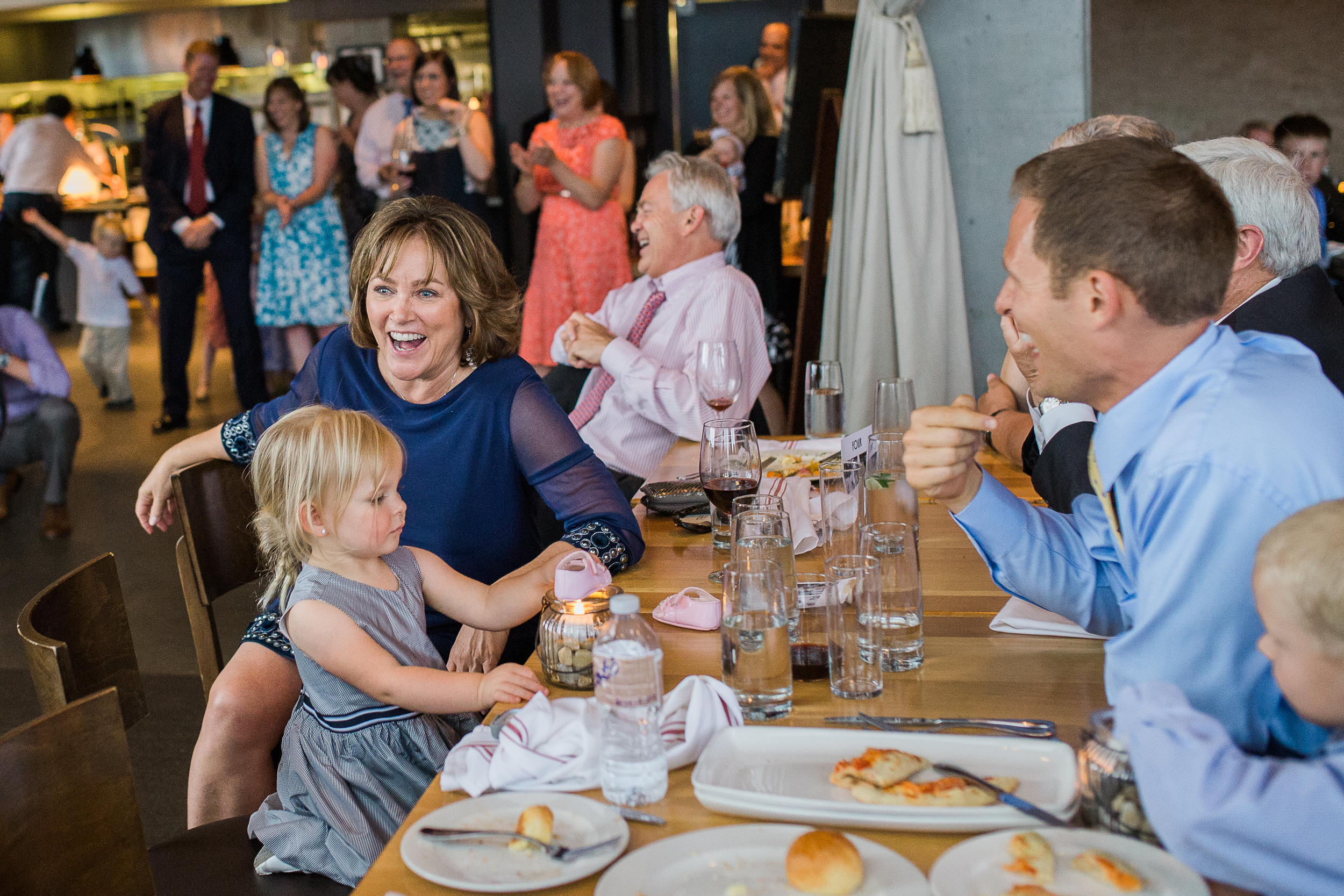 Coohills Wedding Photographer - mother of the groom laughing