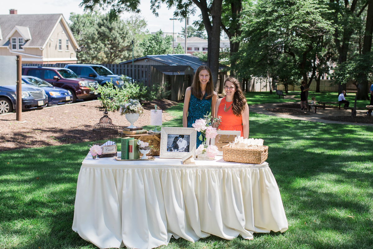 Wedding welcome table - outdoor colorado wedding photographer