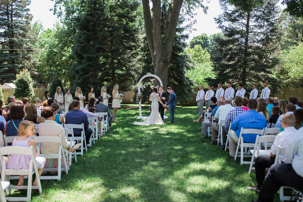 gorgeous outside wedding venue