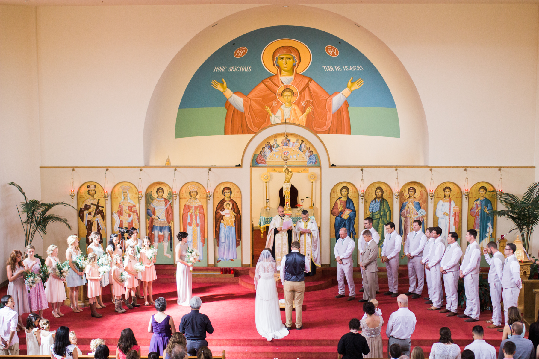 Colorado Greek orthodox church wedding