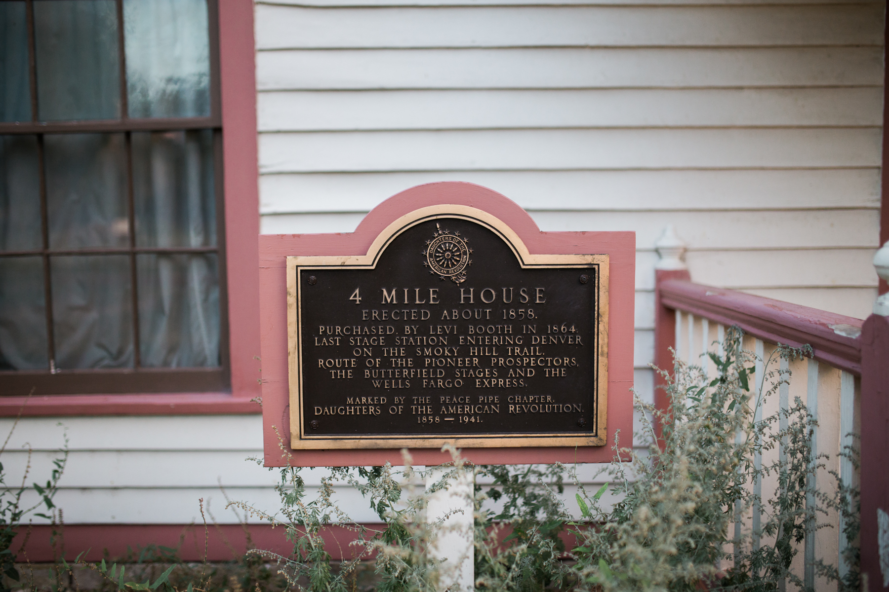 Colorado four mile historic park wedding