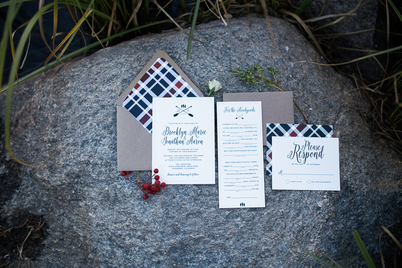 colorado mountain wedding invitations