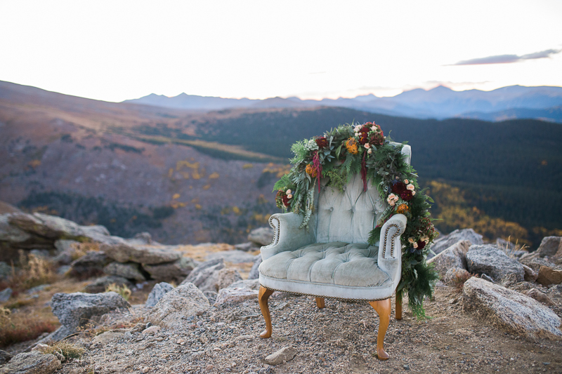 mountain top bridal pictures