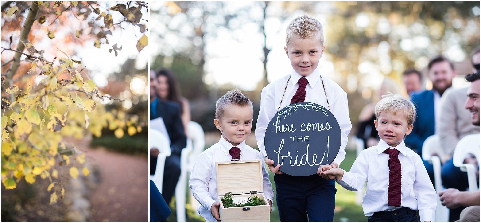 here comes your bride sign