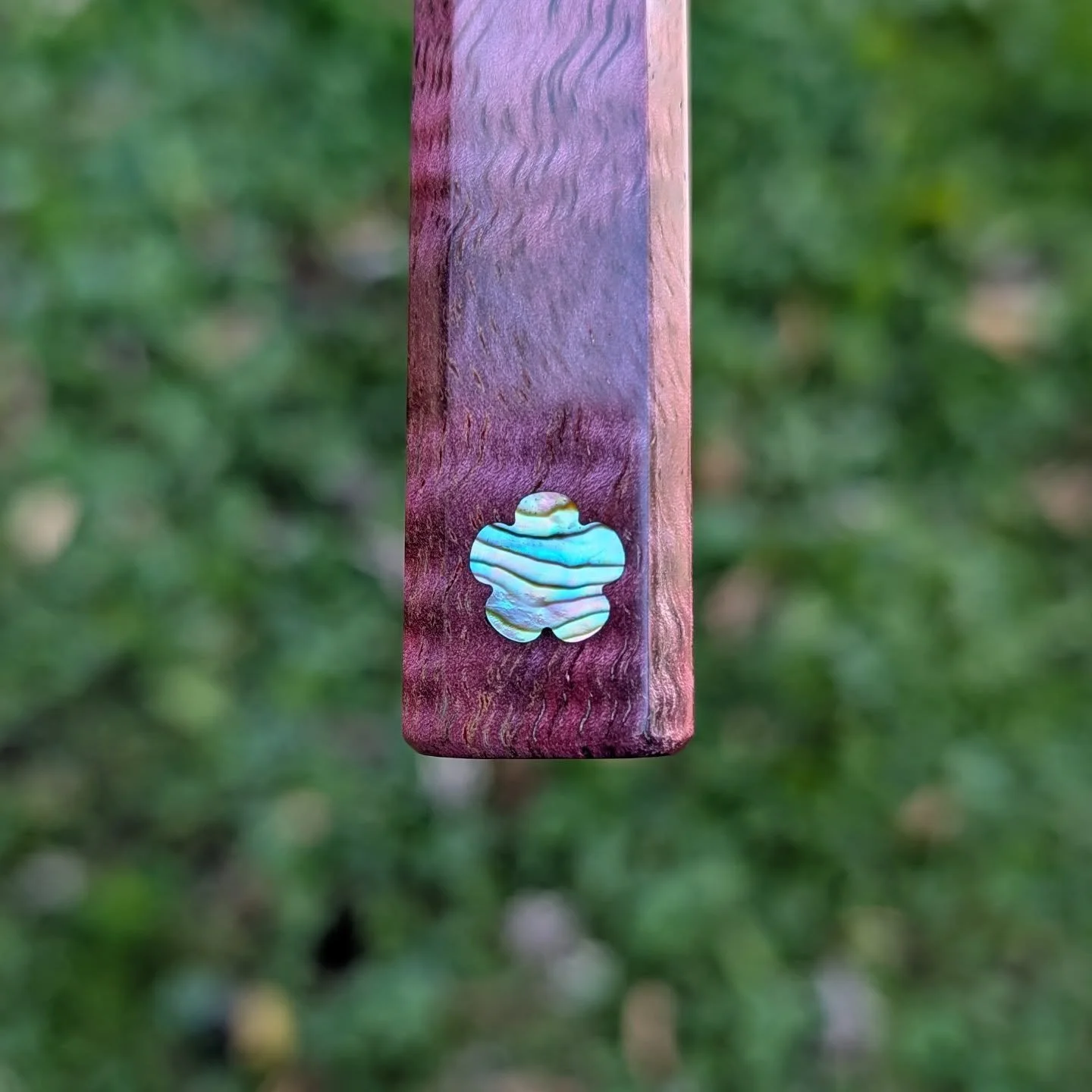 Abalone inlay on this cute little paring knife