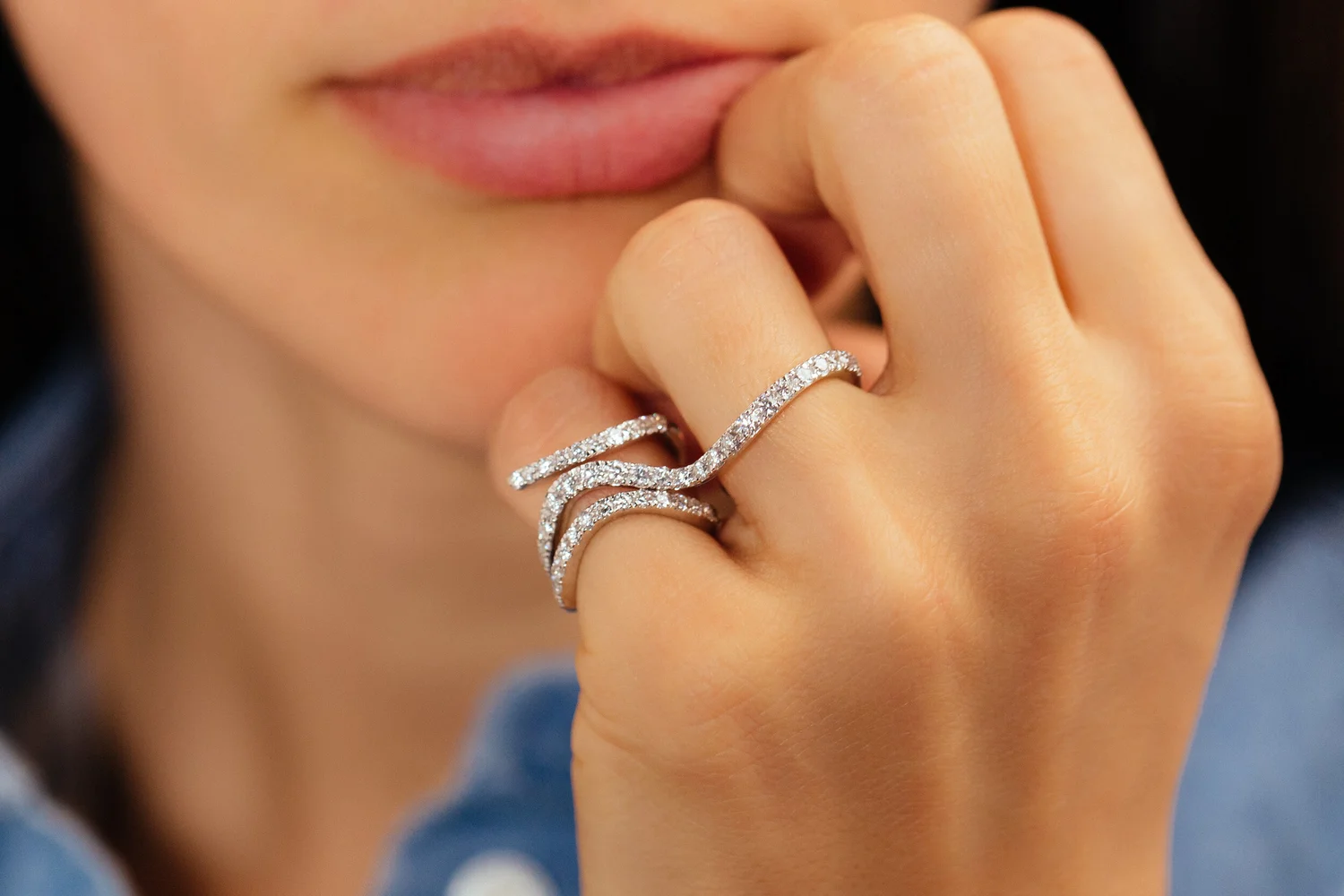 Two Finger Wave Ring — MADE BY MALYIA TM