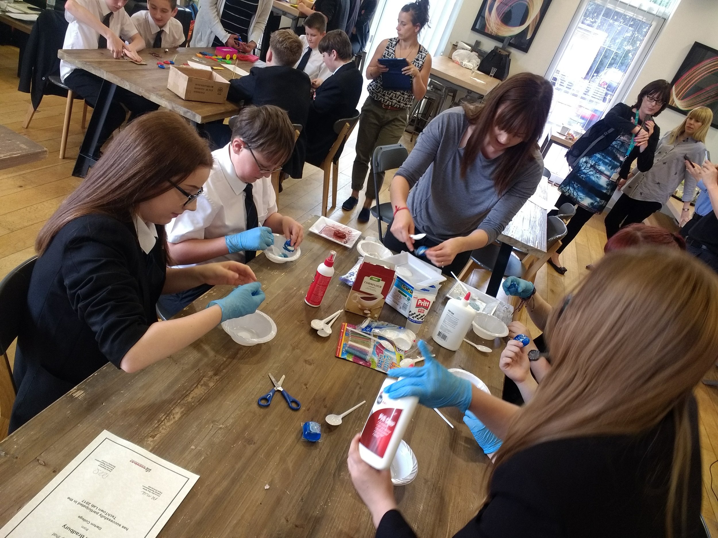 Ruth leading on the messiest activity of them all... SLIME!