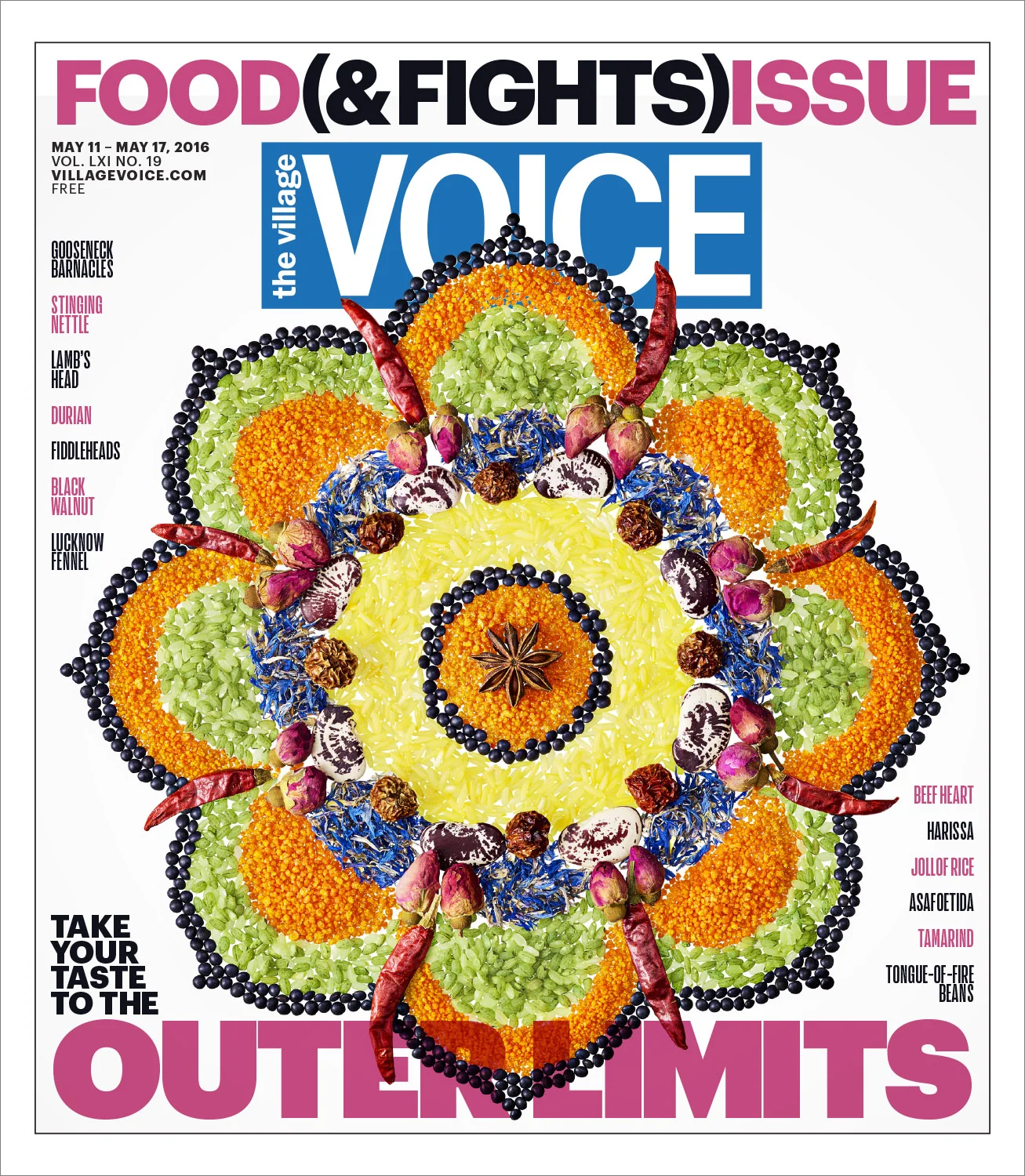 The Village Voice - Food & Fights Issue Cover