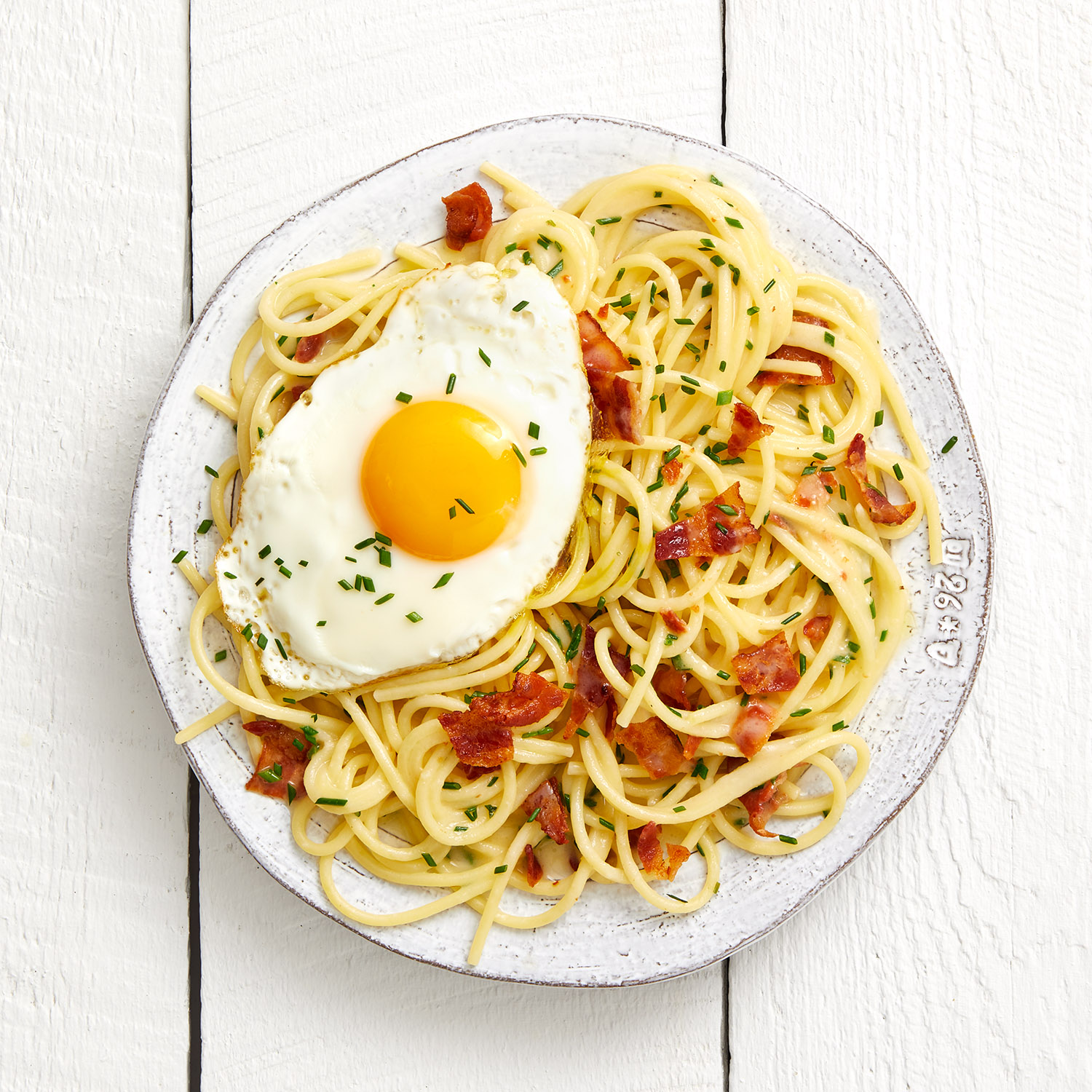 Bacon and Egg Pasta