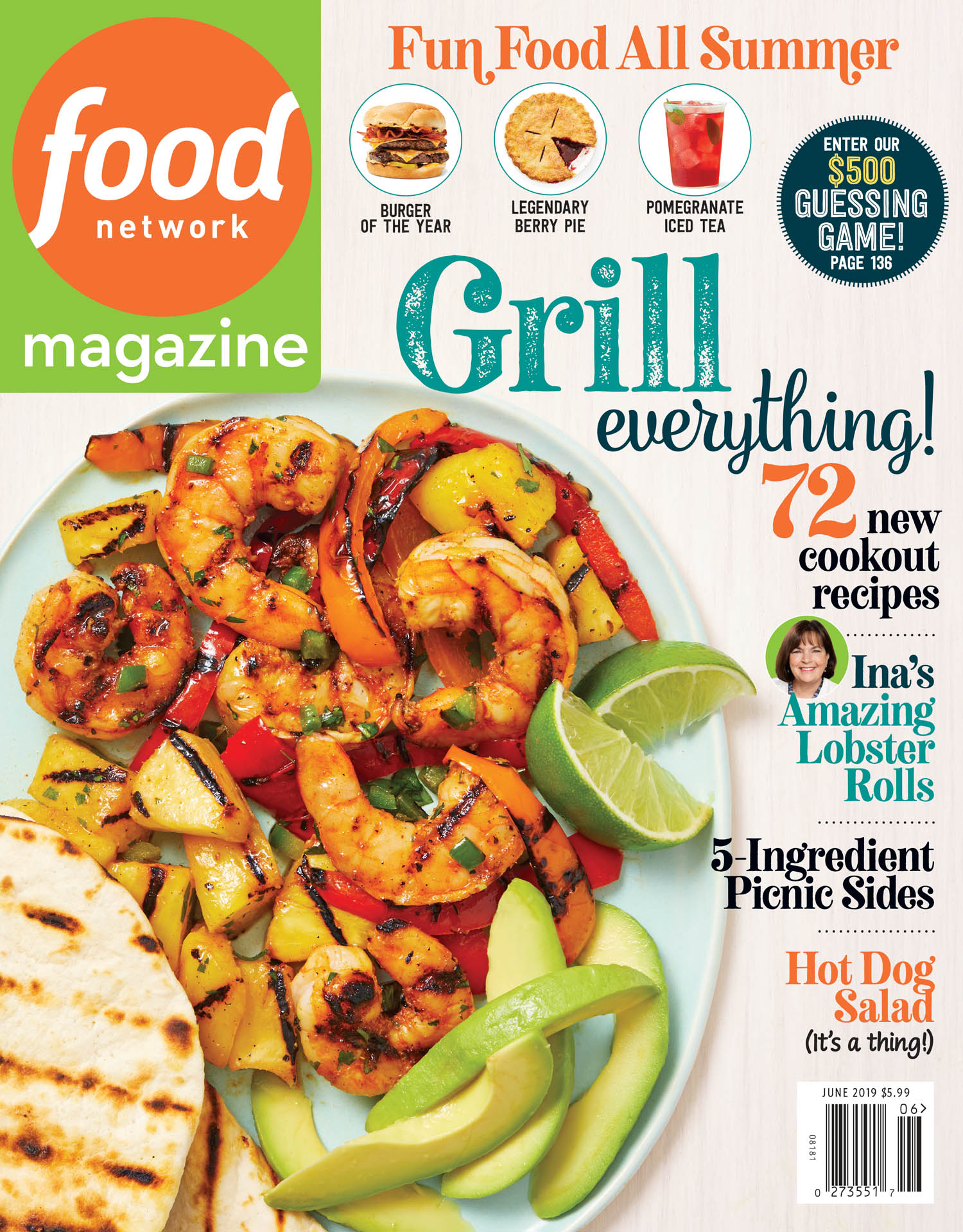 June 2019 Food Network Magazine Cover