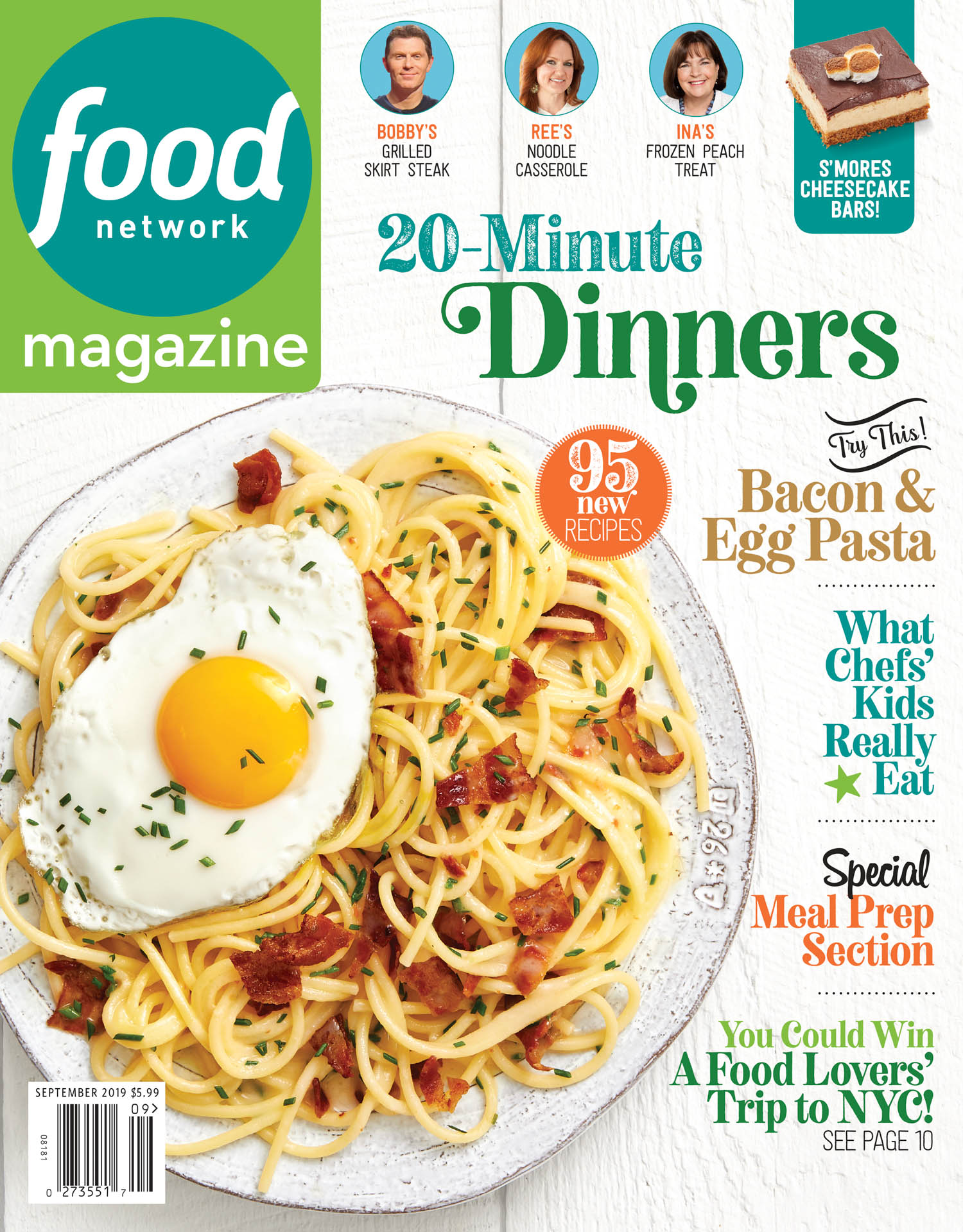 September 2019 Food Network Magazine Cover