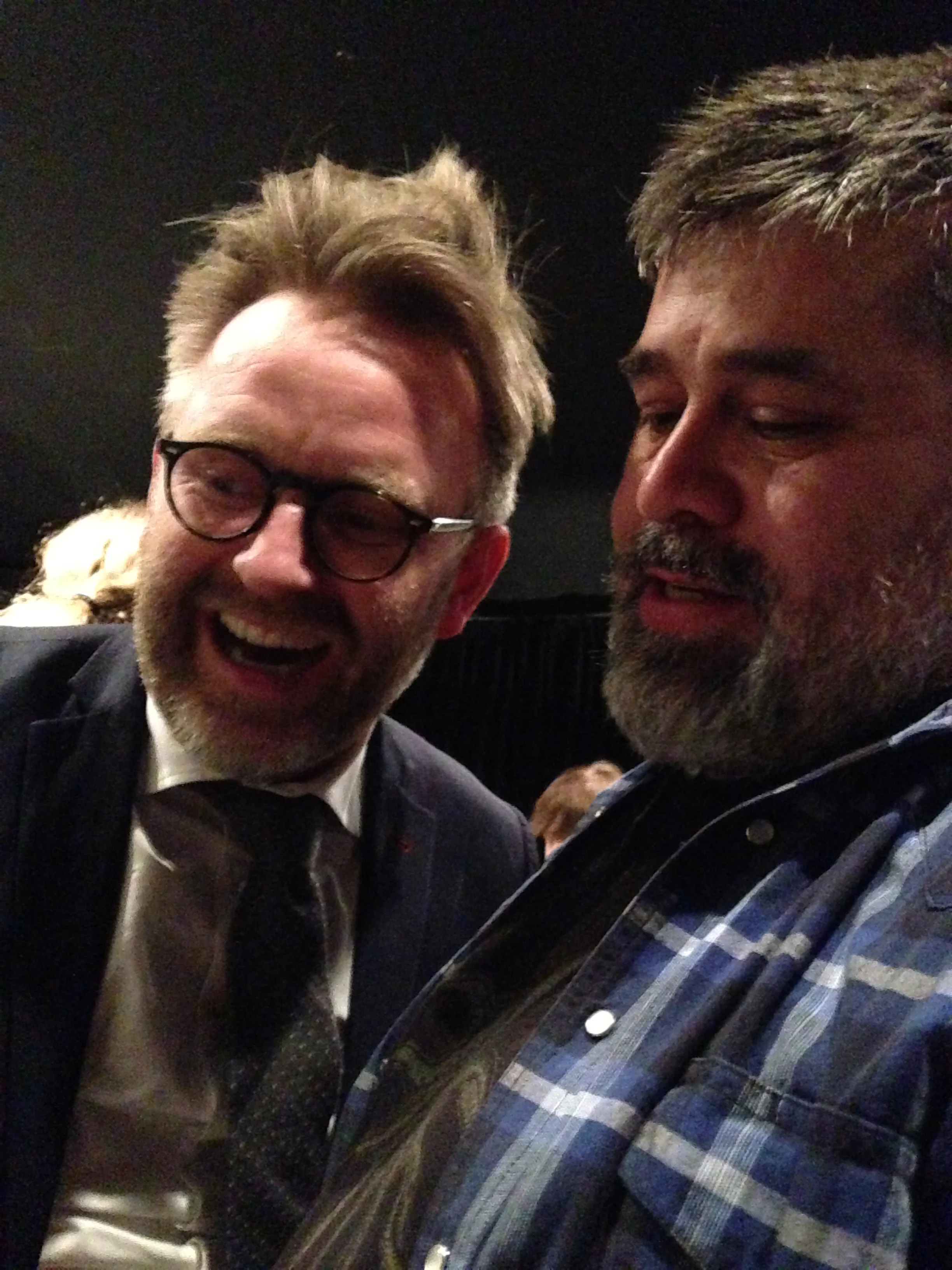 With Óskar Guðjónsson
