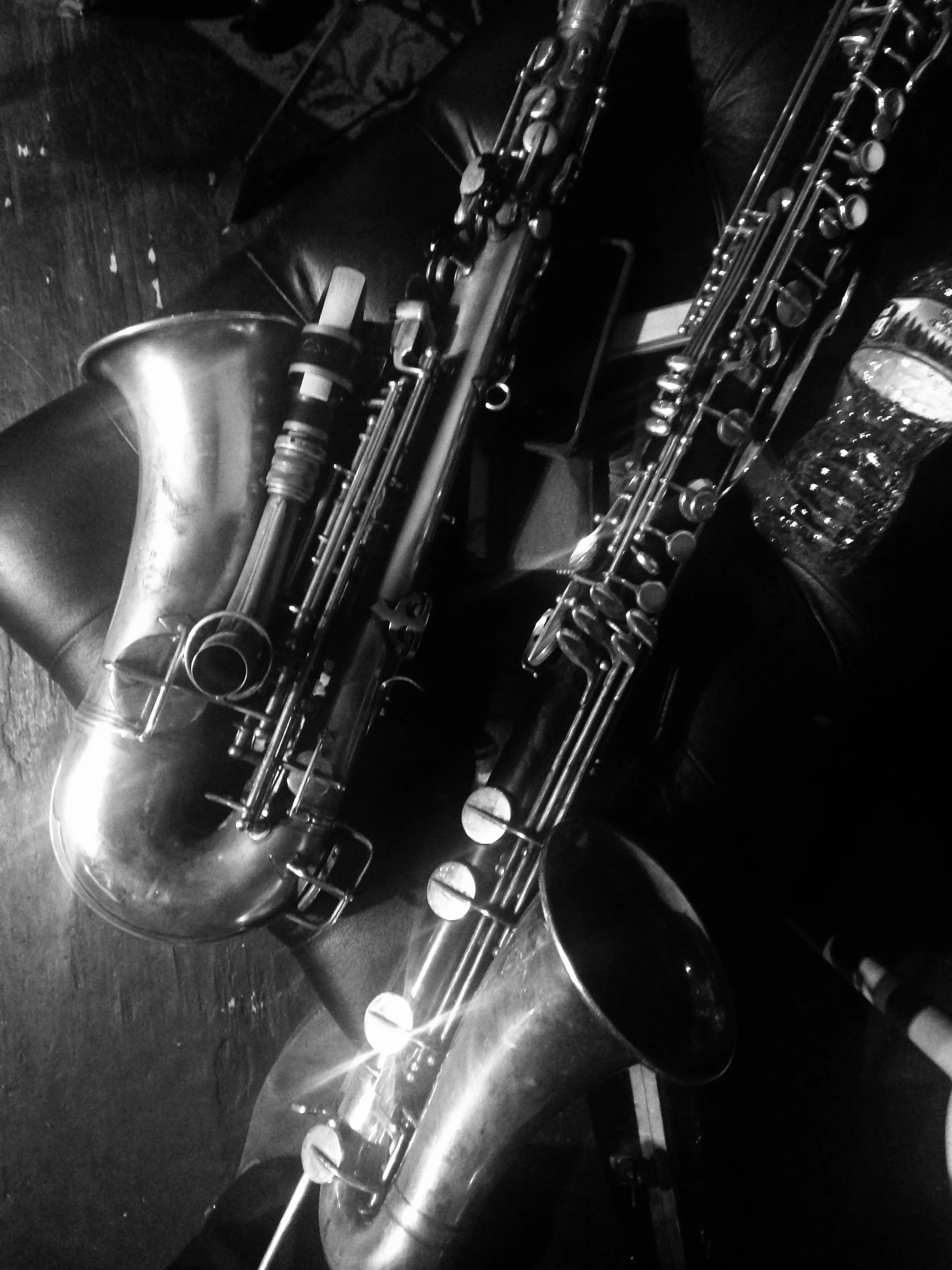 My alto and bass clarinet