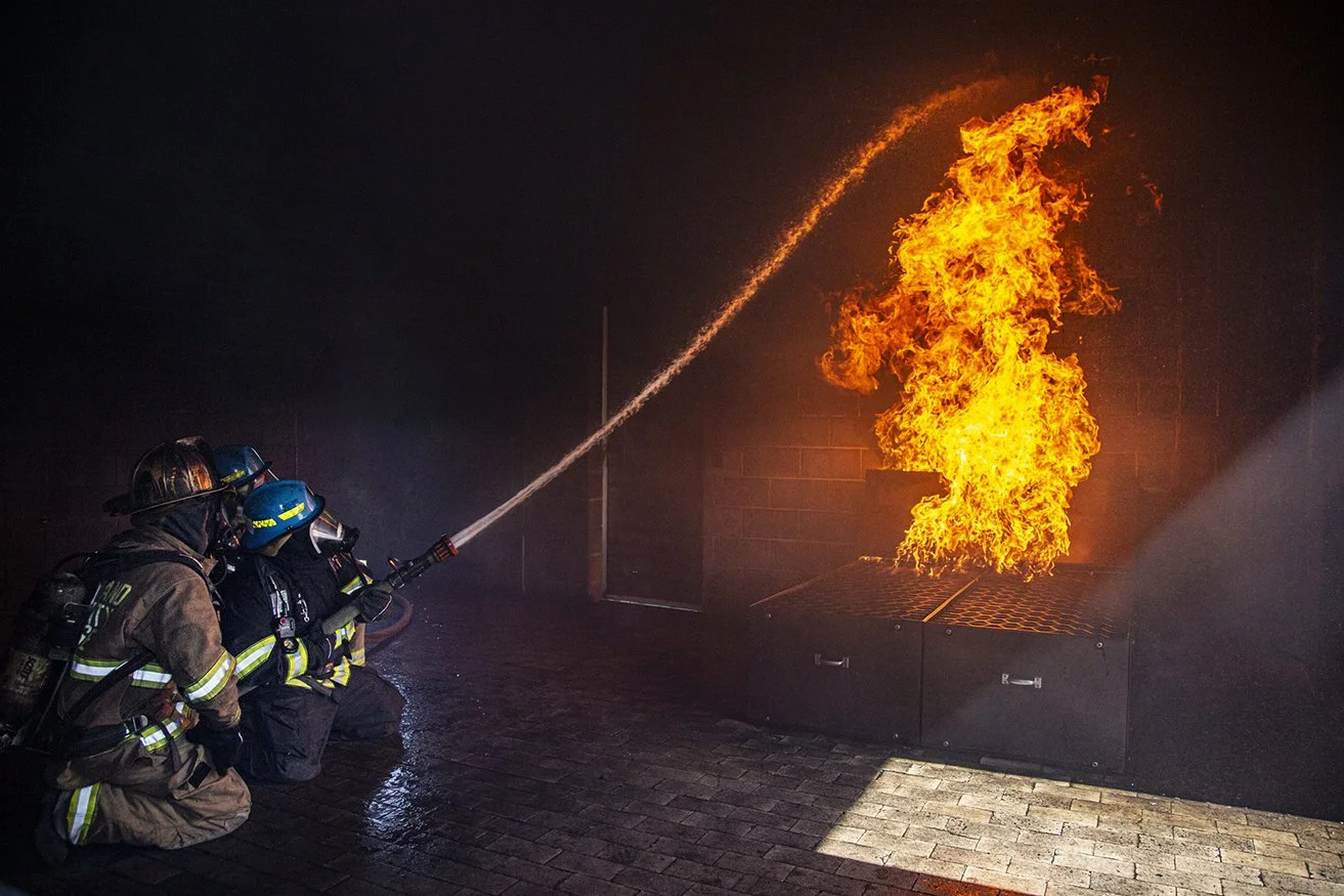 Firefighter Academy students 