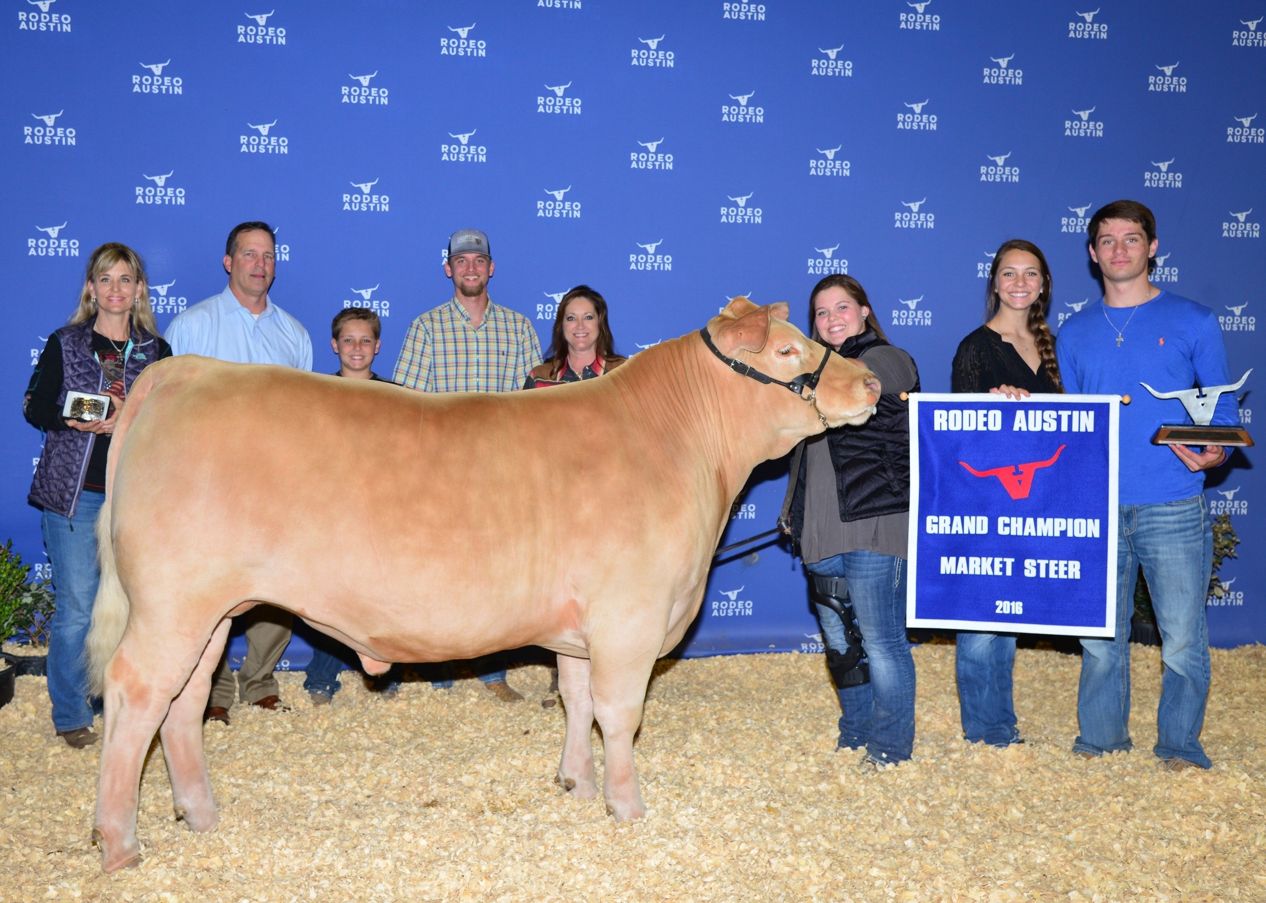 Congratulations to Anna Grace Bourgeois on GRAND CHAMPION STEER at Rodeo Austin 2016! Come see us April 2nd for our Fall Born sale!