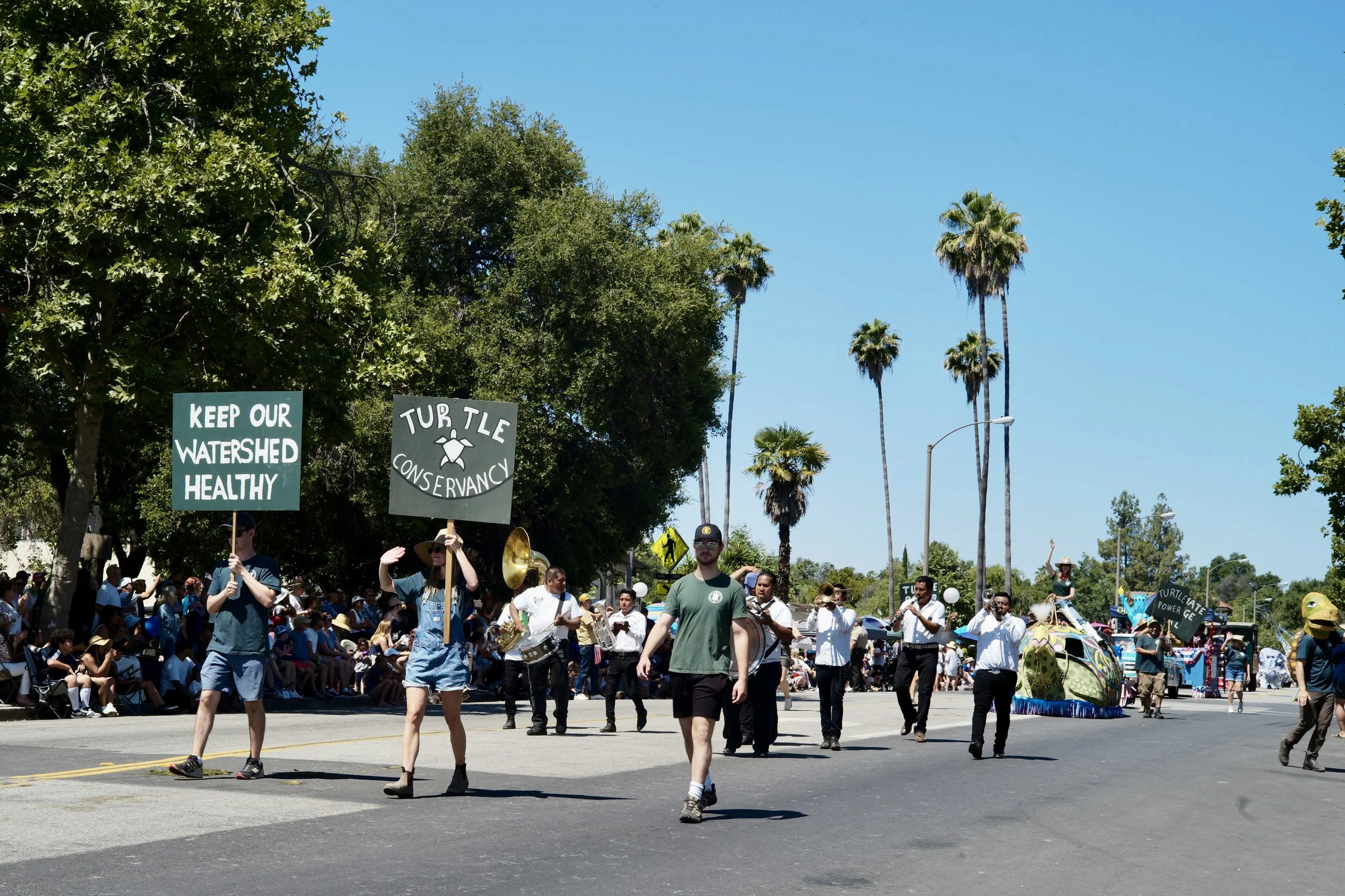 Turtle Conservancy — Turtles Steal the Show at Ojai 4th of July Parade