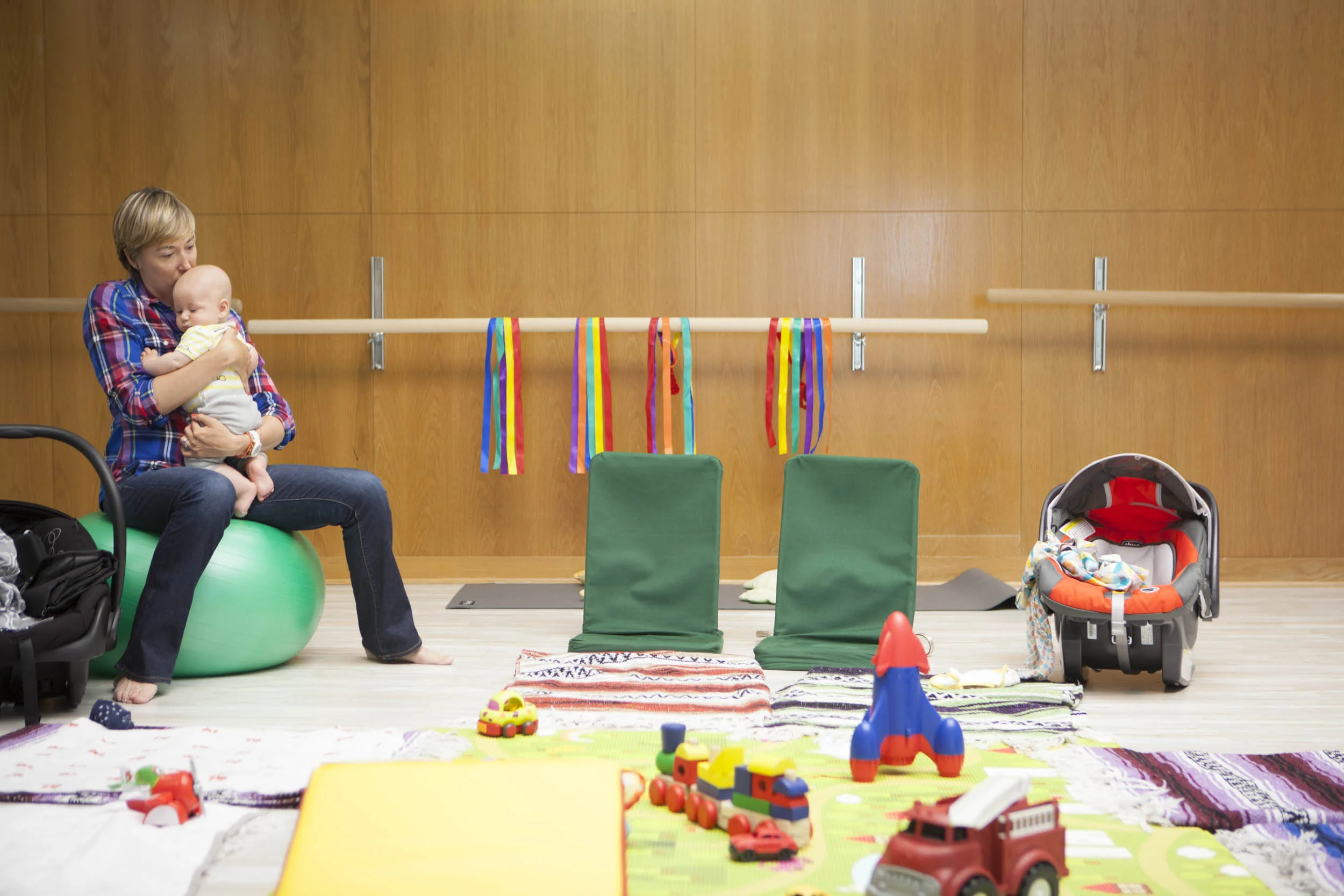 A playful, peaceful space for moms and babies at the mother nurture center