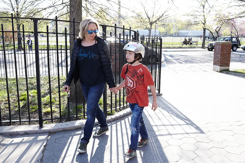 walking through mccarren park