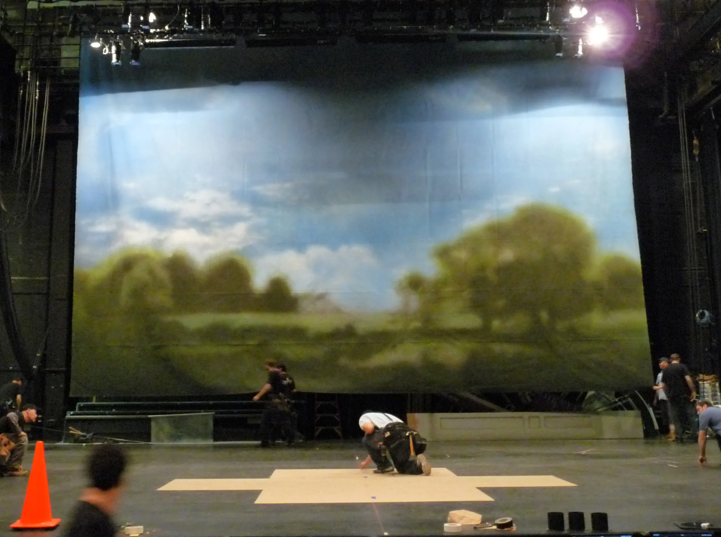 Landscape backdrop, Arcadia