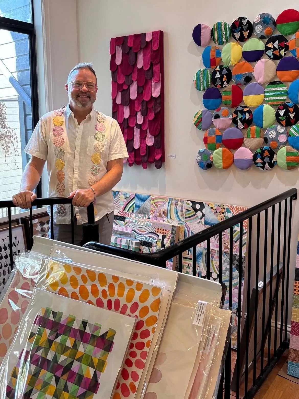 Thanks everyone for braving the heat to stop by my Open Studios yesterday! Round 2 is today 11-5pm,📍1206 Treat Ave, San Francisco
📸: @victoria_veedell 🙏 
@artspansf 

Thanks super collectors Josh and Joel!🙏

Thanks @cooke4747 for the fun visit an