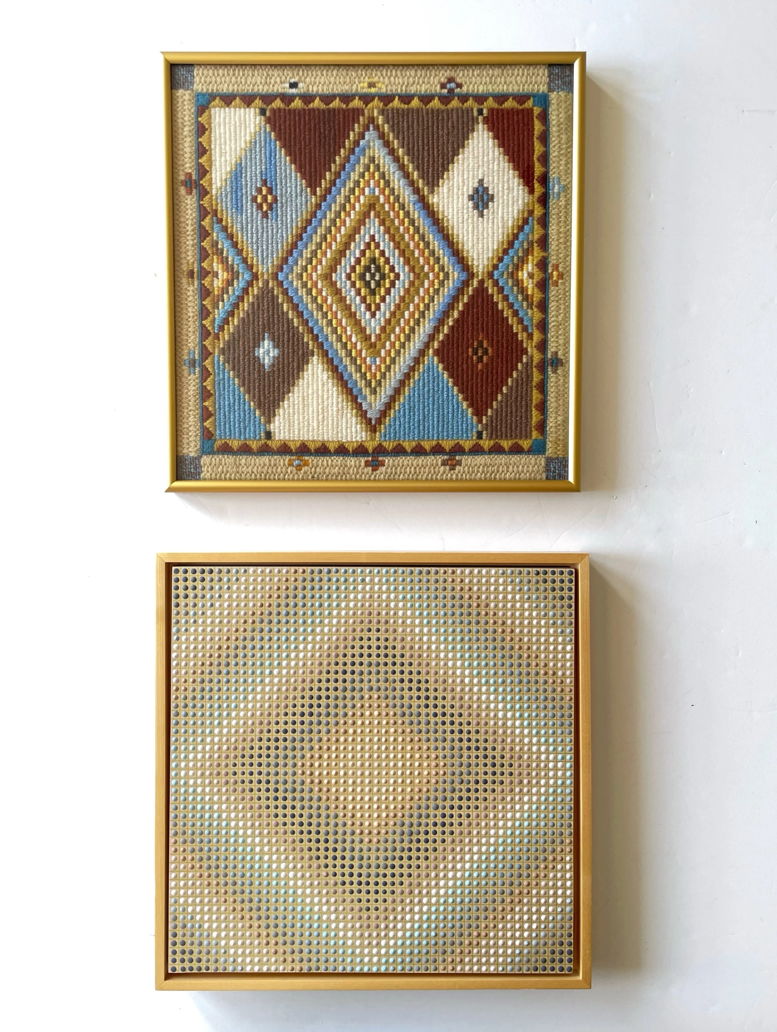Was just gifted a family heirloom- a needlepoint my mom made for my aunt and uncle&rsquo;s housewarming in 1978. My mom showed me how to needlepoint as a kid when I expressed interest, but I was/am far too impatient with all the time involved. I deve