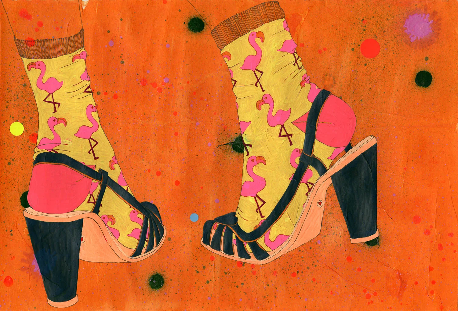 Flamingo Heels