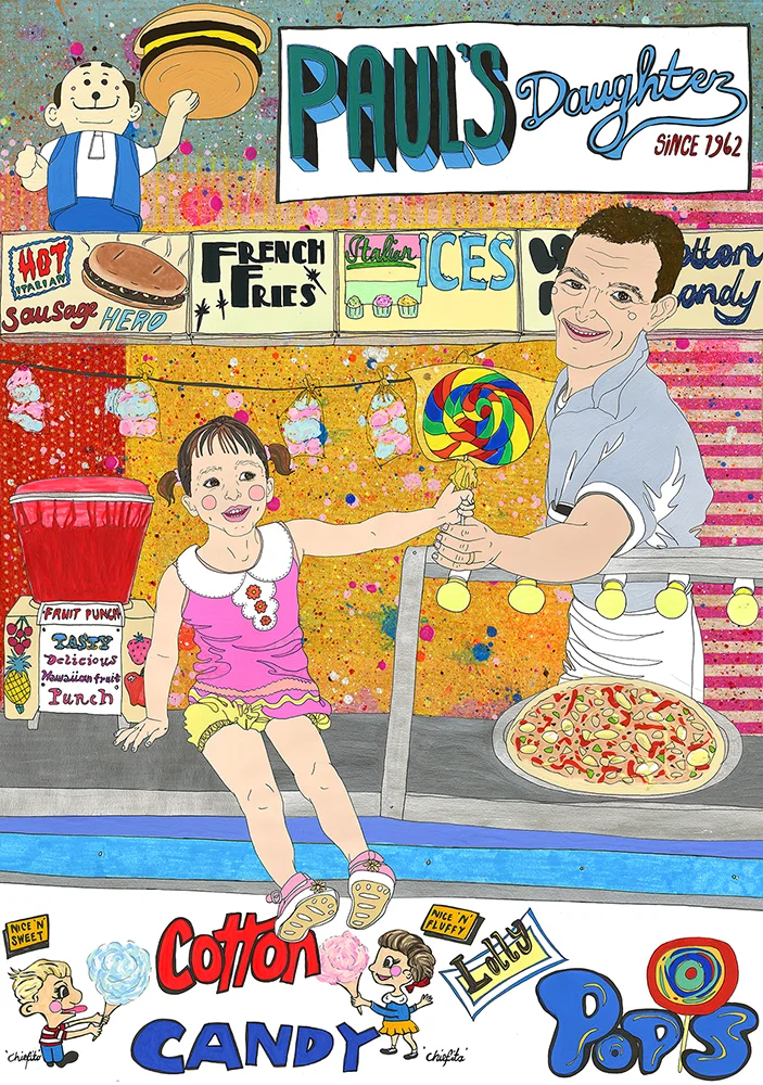 Young Paul and Little Tina for Paul's Daughter Coney Island
