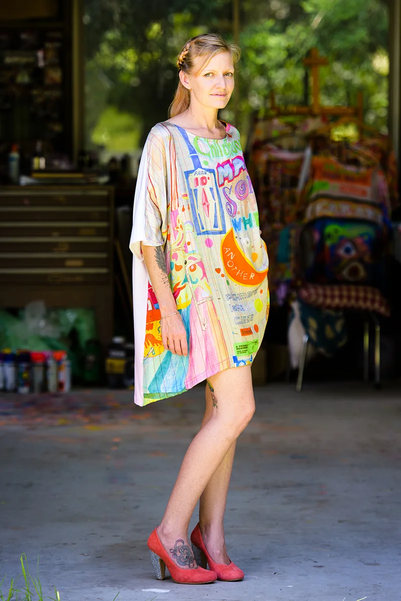 Magical Silk Bamboo Digital Print Dress (SOLD, I'm afraid!)