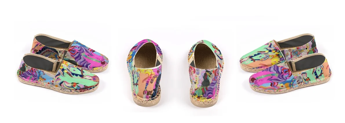 Coney Island Carousel Print Espadrilles!