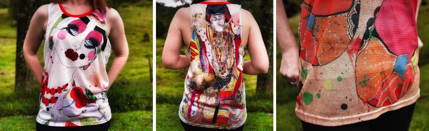 Vest tops come in cotton jersey or sporty G-Mesh.