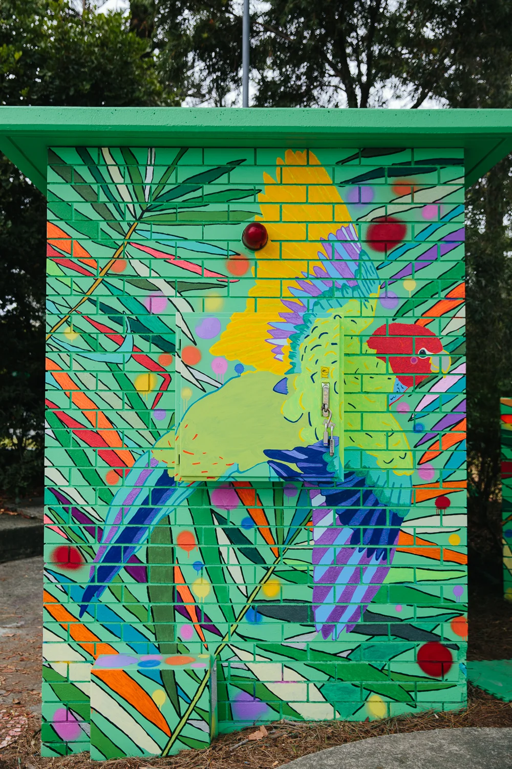 GC Water & Waste Mural - Eastern Rosella
