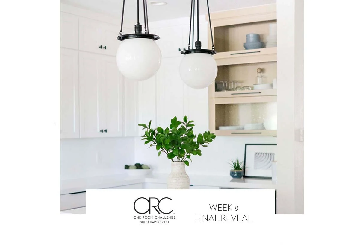 One Room Challenge Week 8 - The Kitchen Reveal