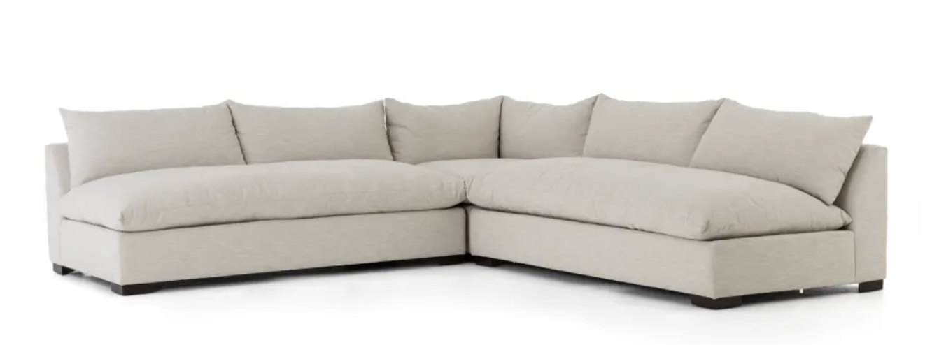 Grant 3-pc Sectional-Oatmeal